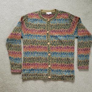 100% Alpaca Cardigan, "Andean Secret"